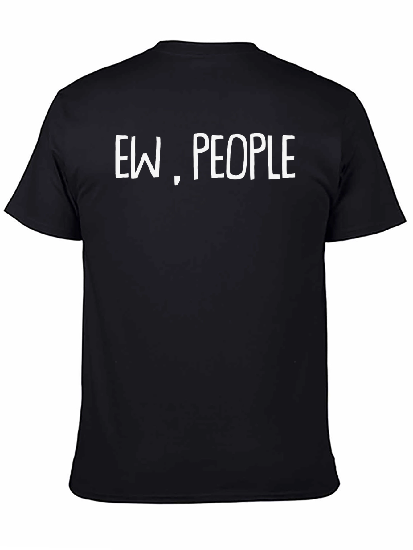 Ew People Black Graphic Tee
