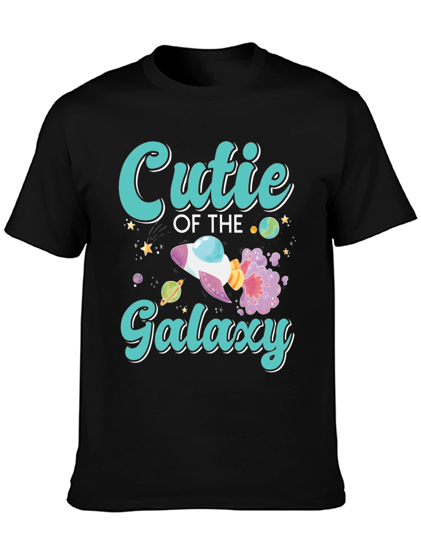 Cutie of the Galaxy Black T-Shirt