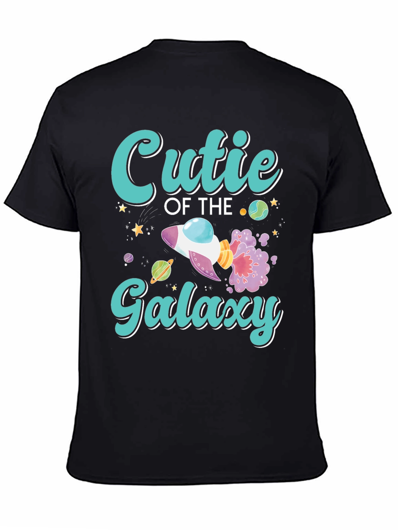 Cutie of the Galaxy Black T-Shirt