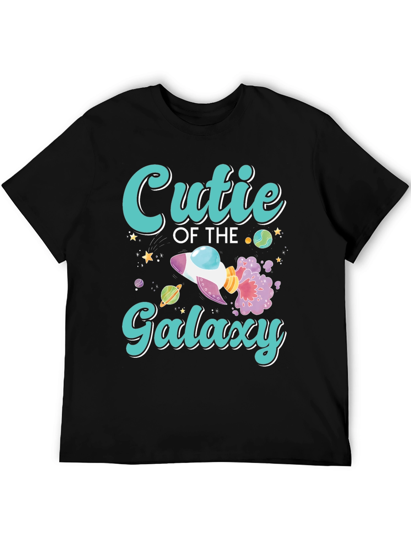 Cutie of the Galaxy Black T-Shirt