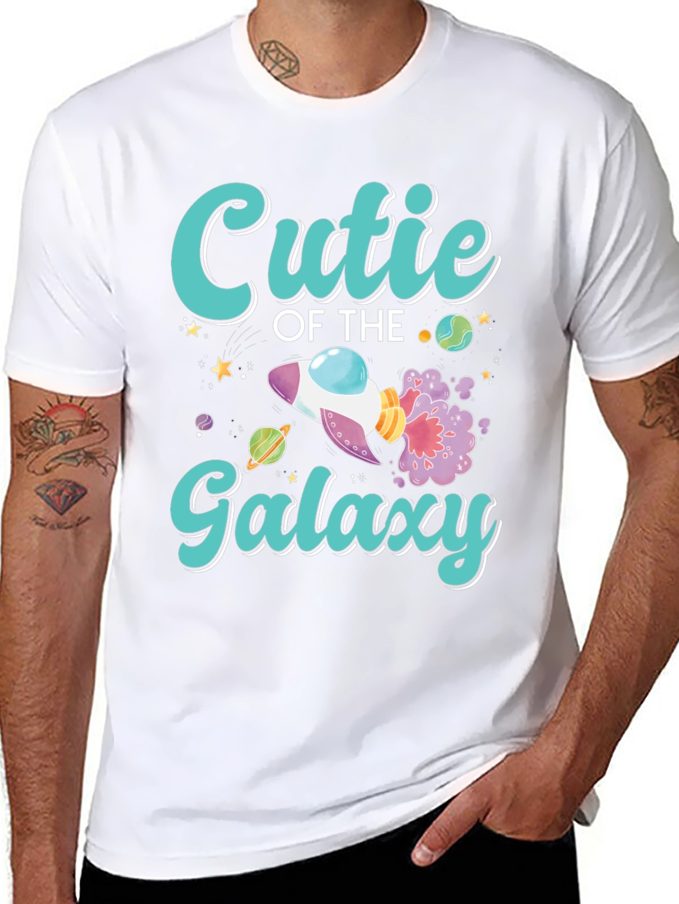 Cutie of the Galaxy Black T-Shirt