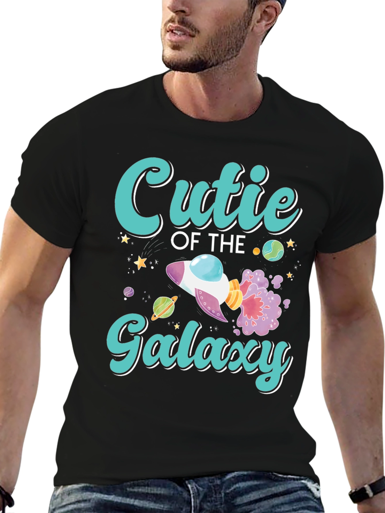 Cutie of the Galaxy Black T-Shirt