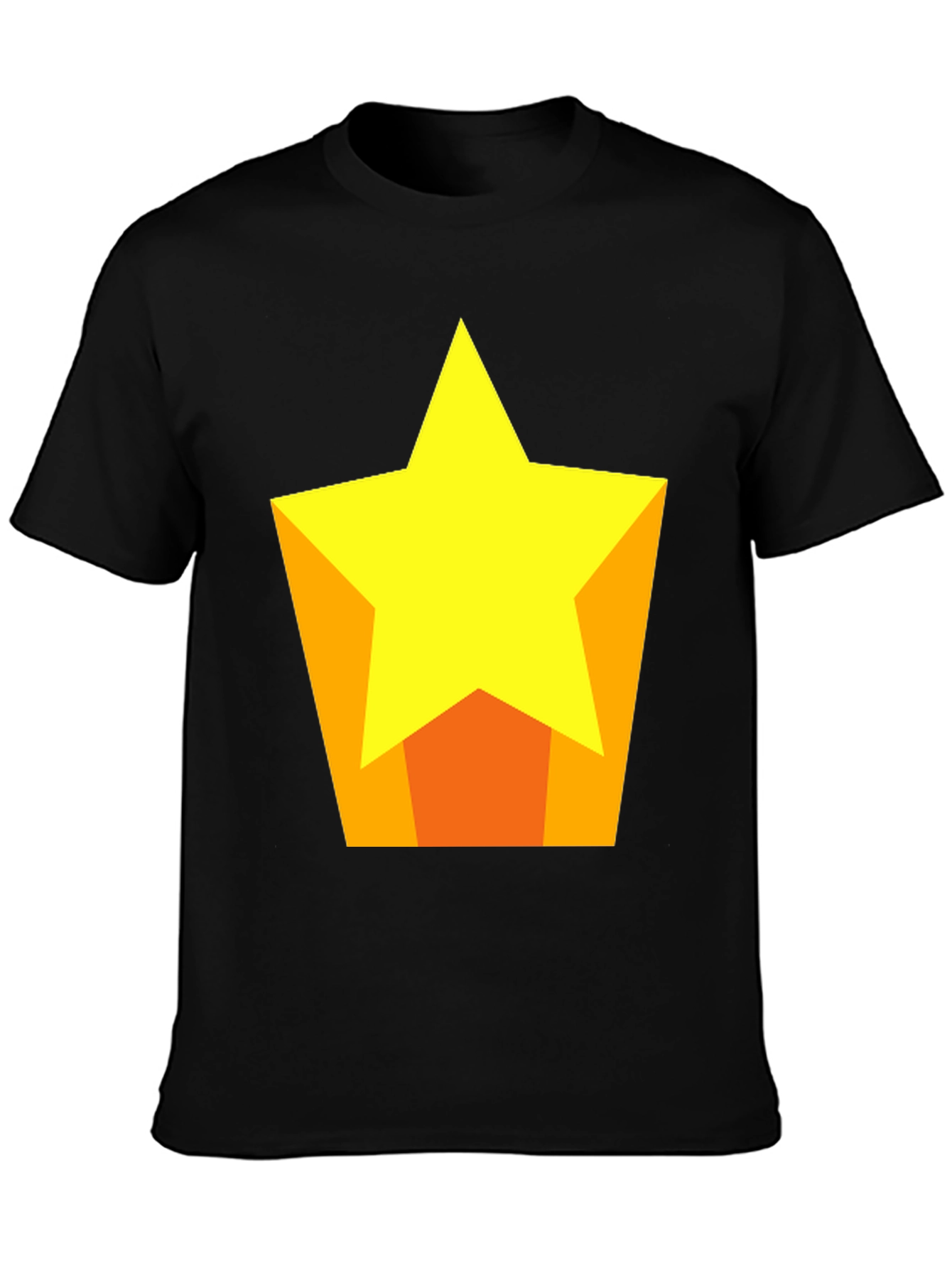 Star Graphic Black T-Shirt | Casual Comfort