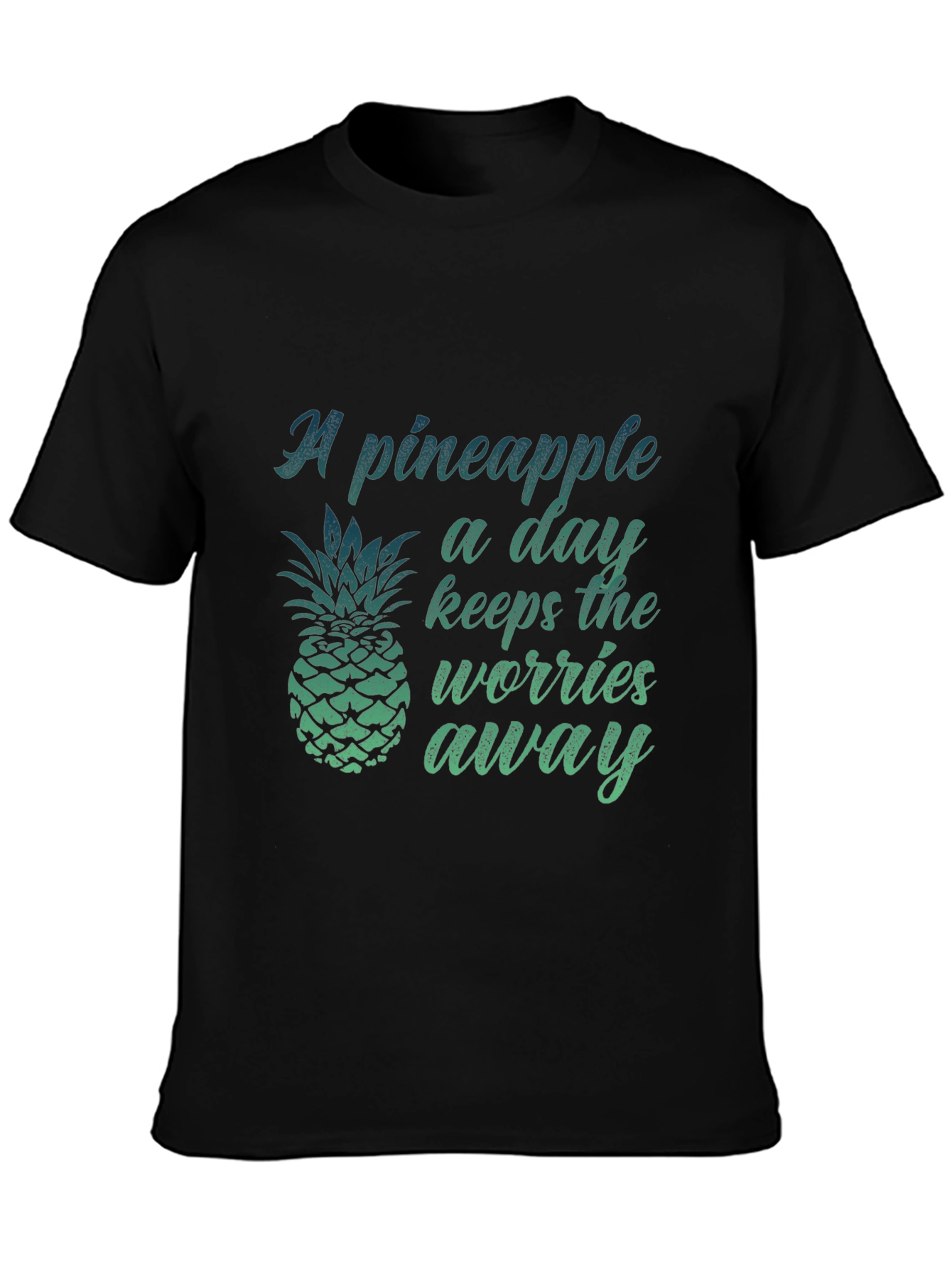 Pineapple A Day Graphic Tee - Tropical Vibes
