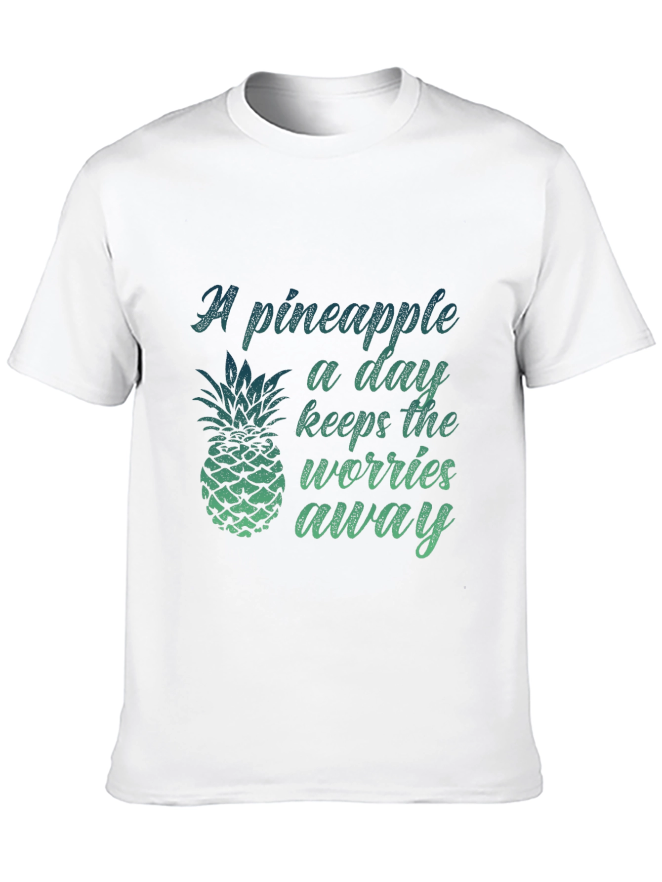 Pineapple A Day Graphic Tee - Tropical Vibes