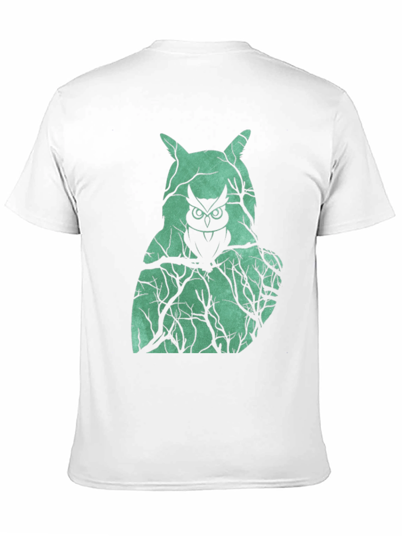 Owl Forest Graphic Tee - Unique Nature Design