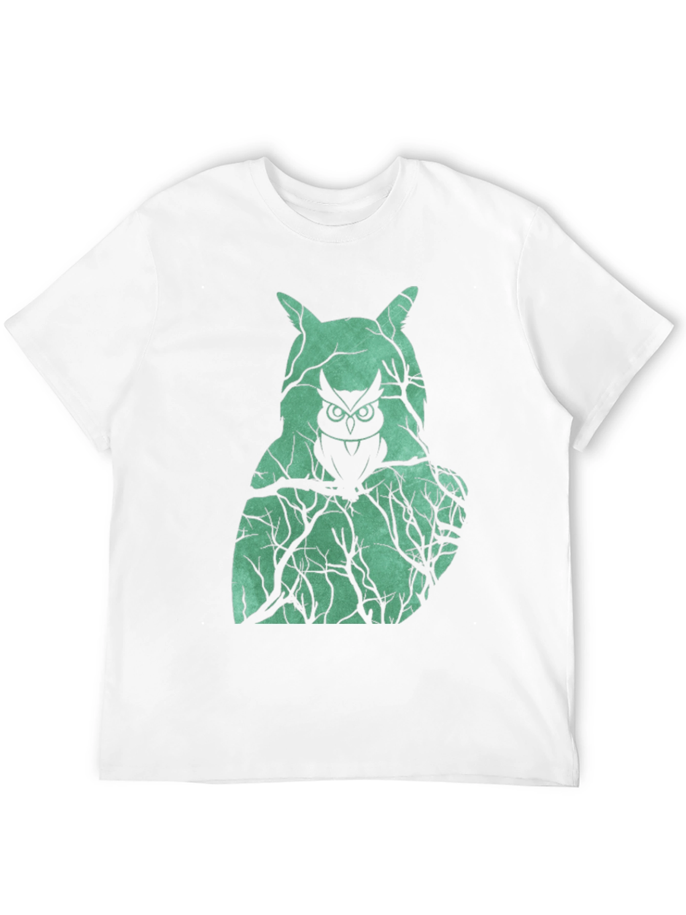 Owl Forest Graphic Tee - Unique Nature Design