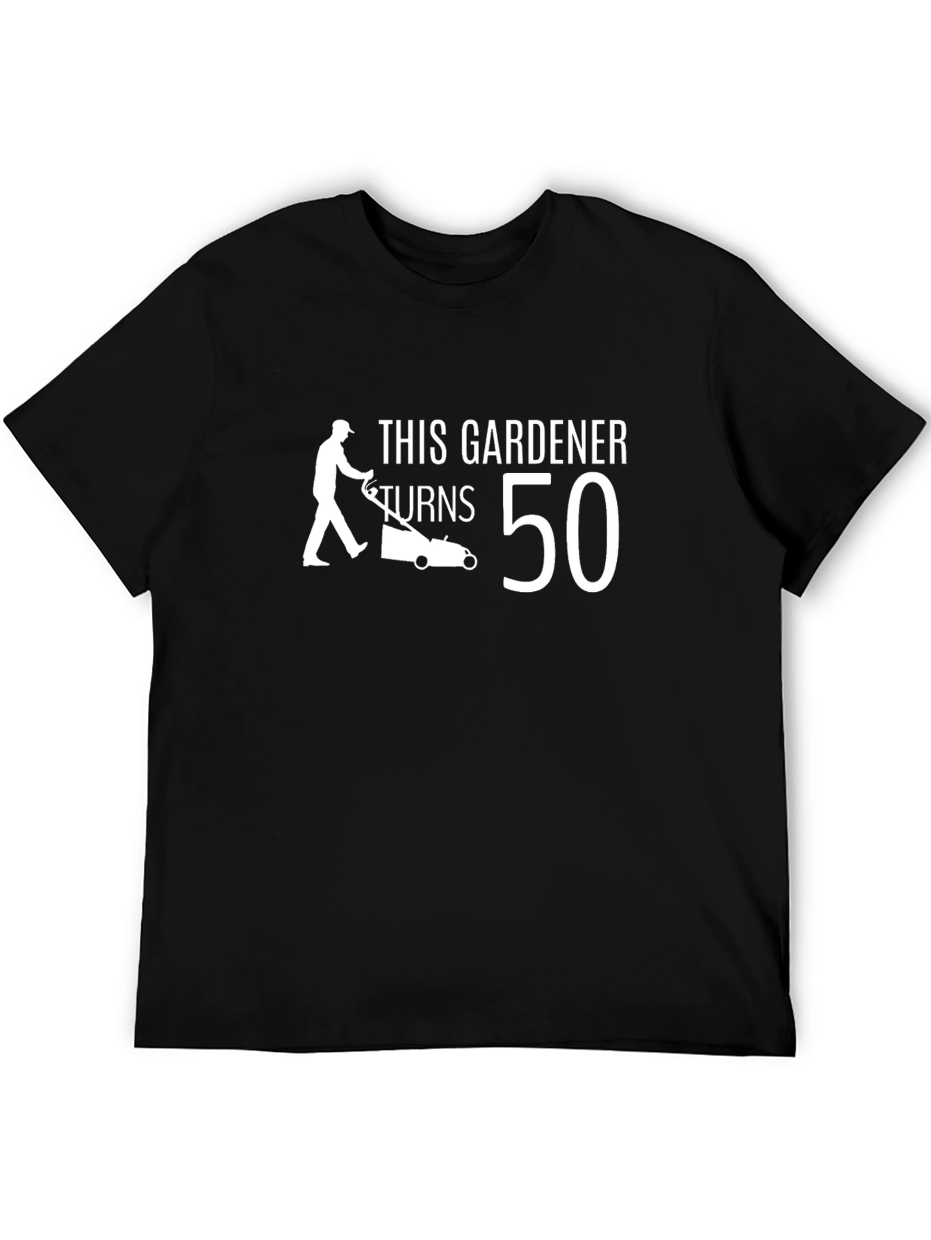 Gardener 50th Birthday T-Shirt Lawn Care Shirt