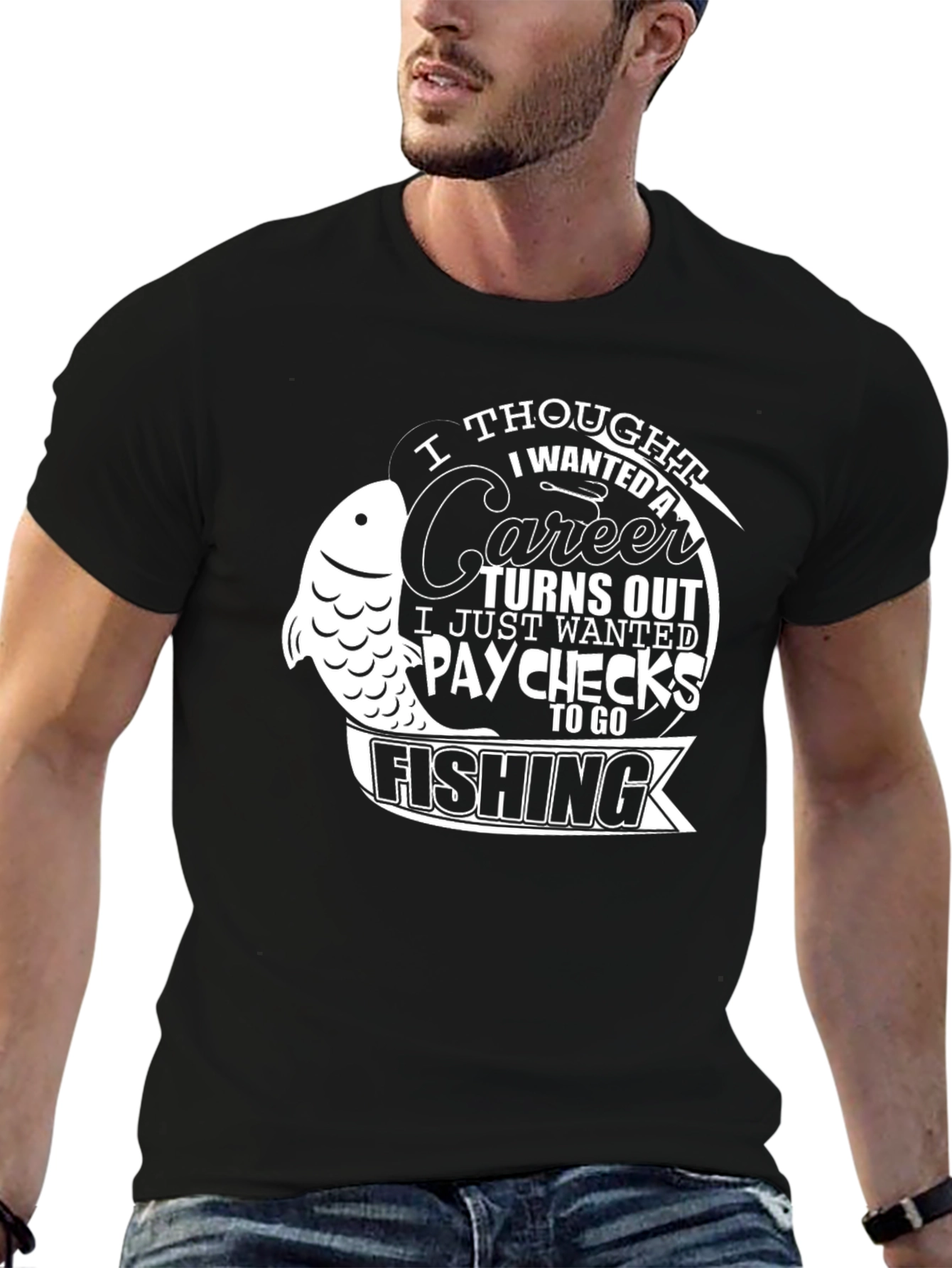 Fishing Career T-Shirt - Humorous Angler Tee