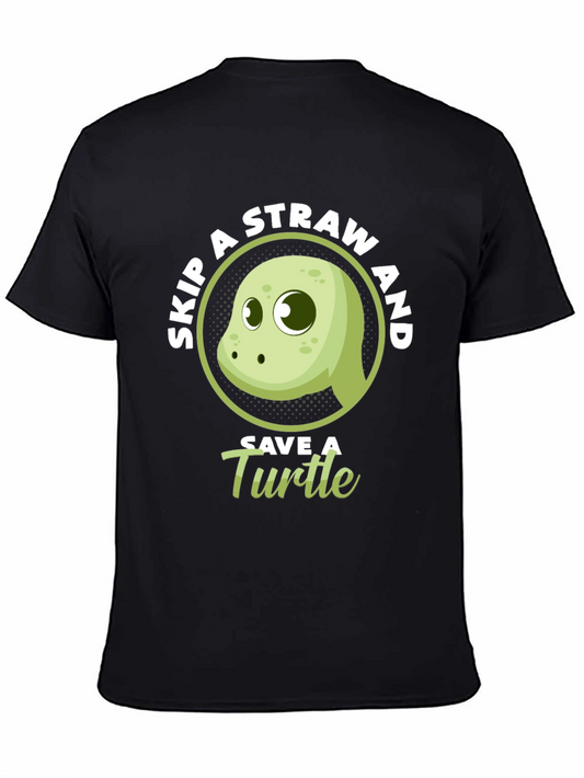 Save a Turtle T-Shirt: Skip the Straw