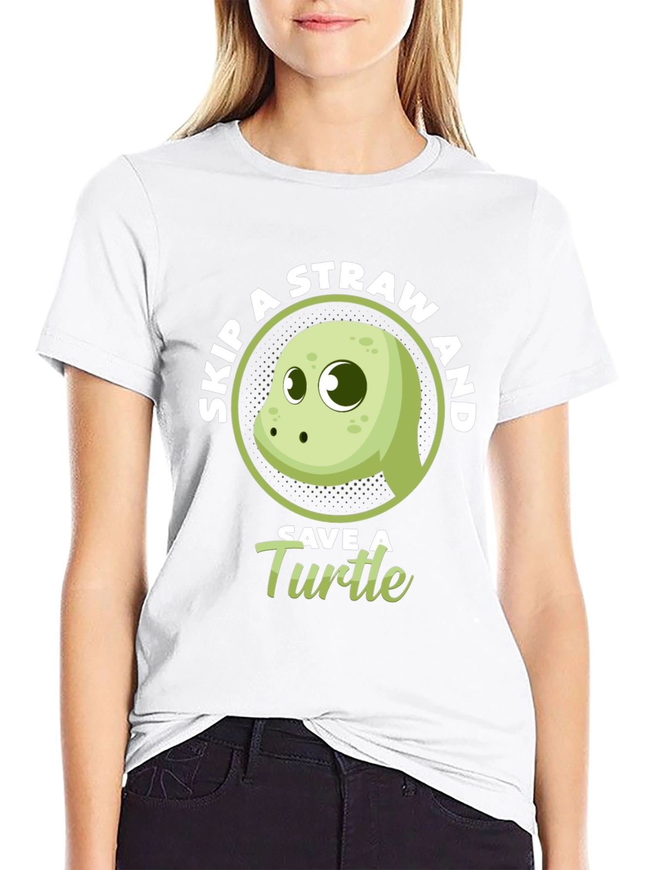 Save a Turtle T-Shirt: Skip the Straw