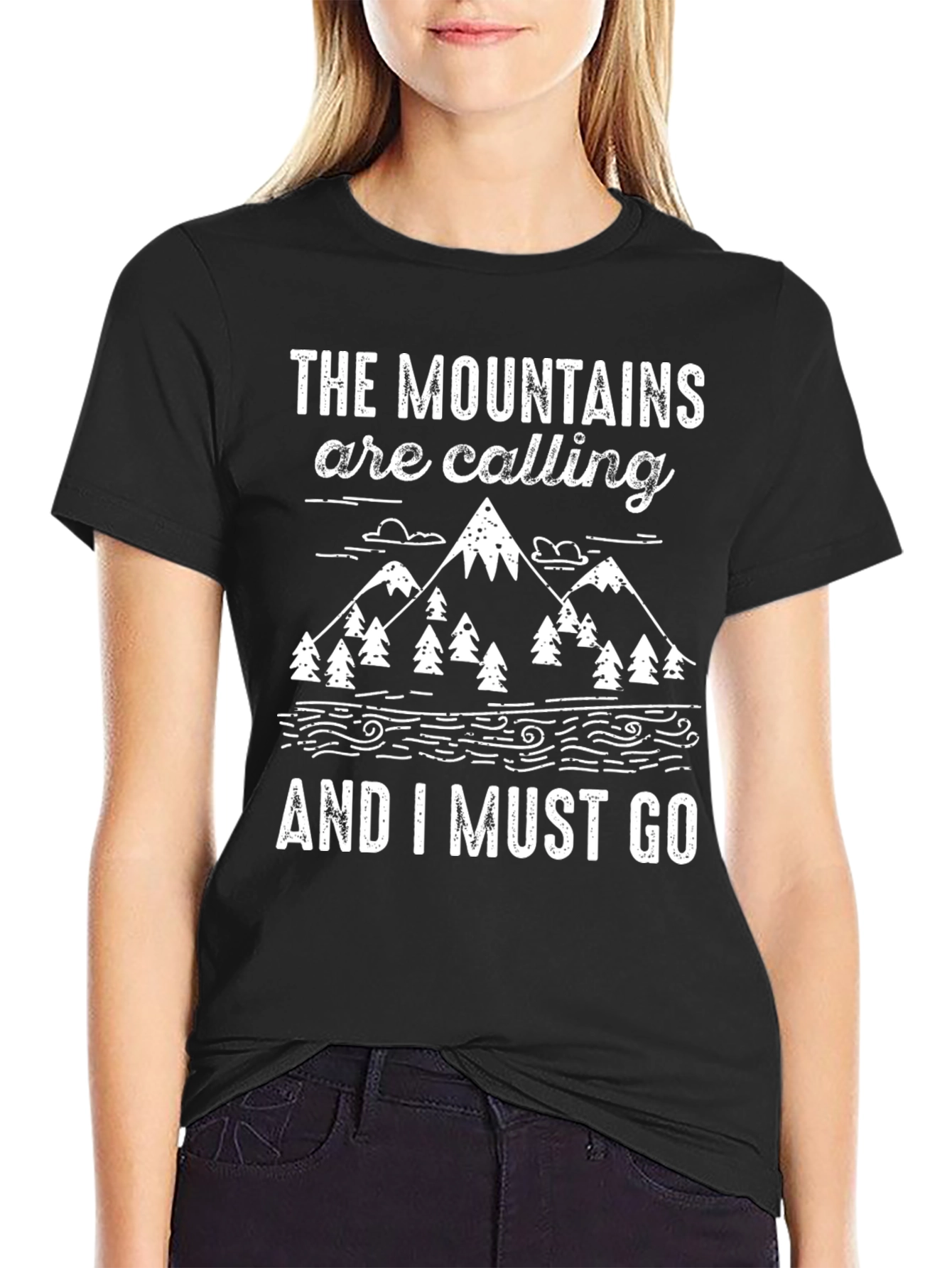 Mountain Calling Graphic Tee - Adventure Awaits!