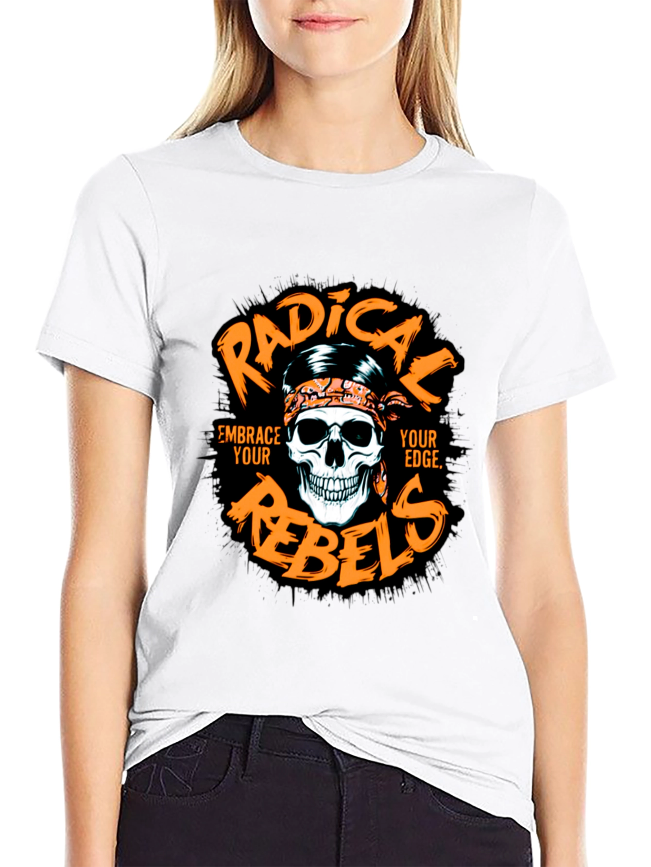 Radical Rebels Graphic Print Black T-Shirt