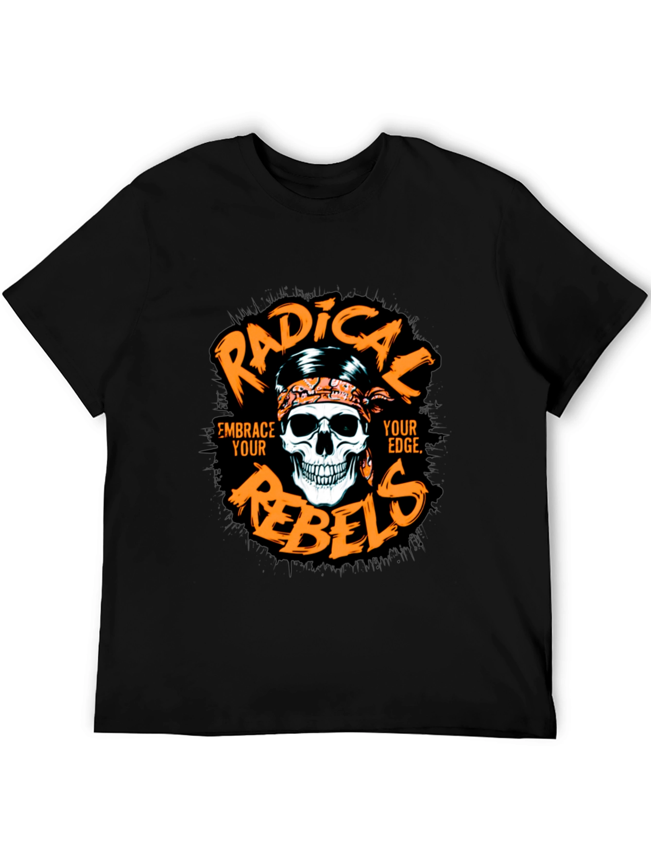 Radical Rebels Graphic Print Black T-Shirt