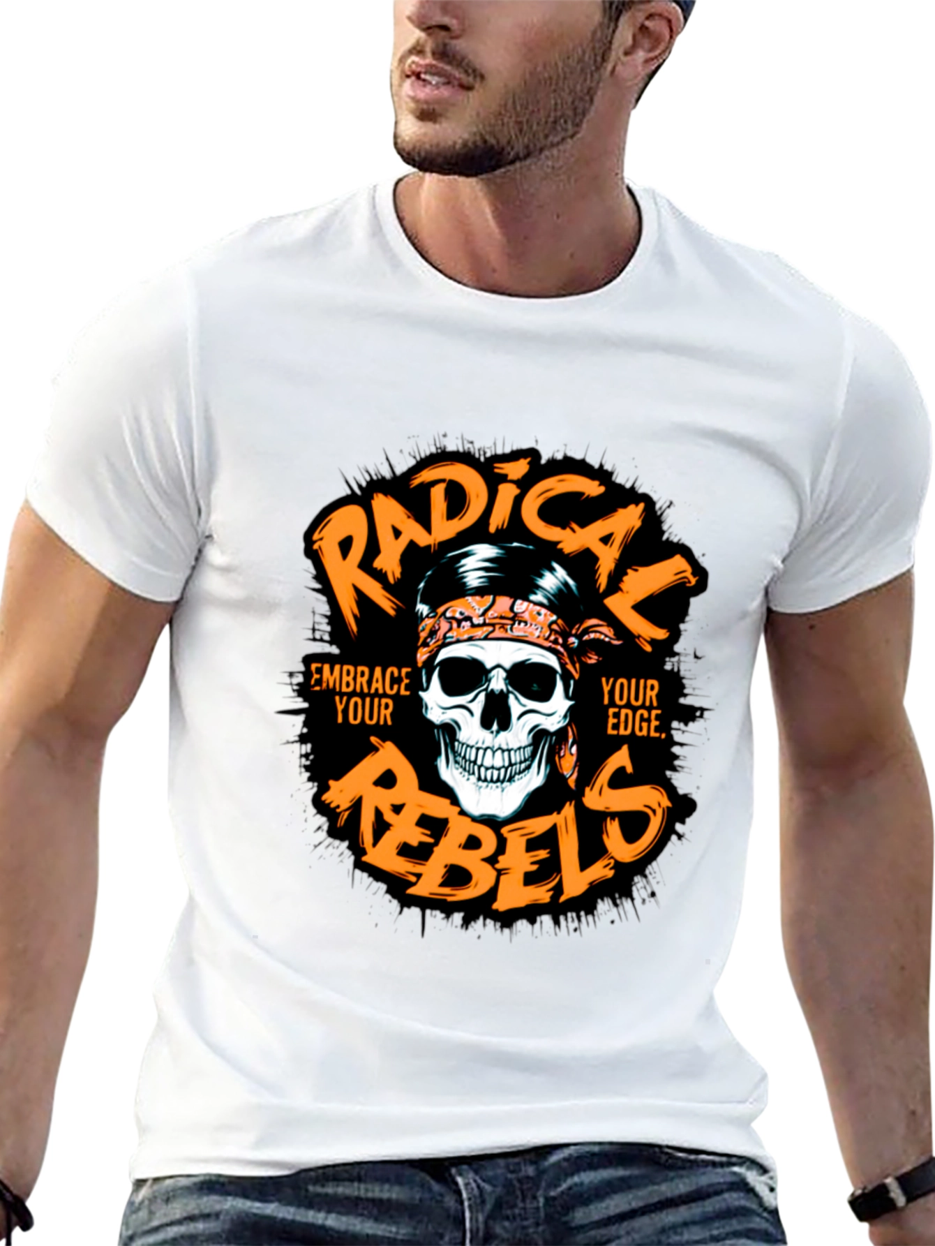 Radical Rebels Graphic Print Black T-Shirt