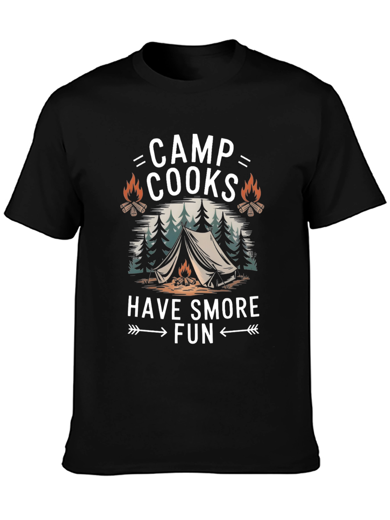 Camp Cooks Have Smore Fun Graphic Tee