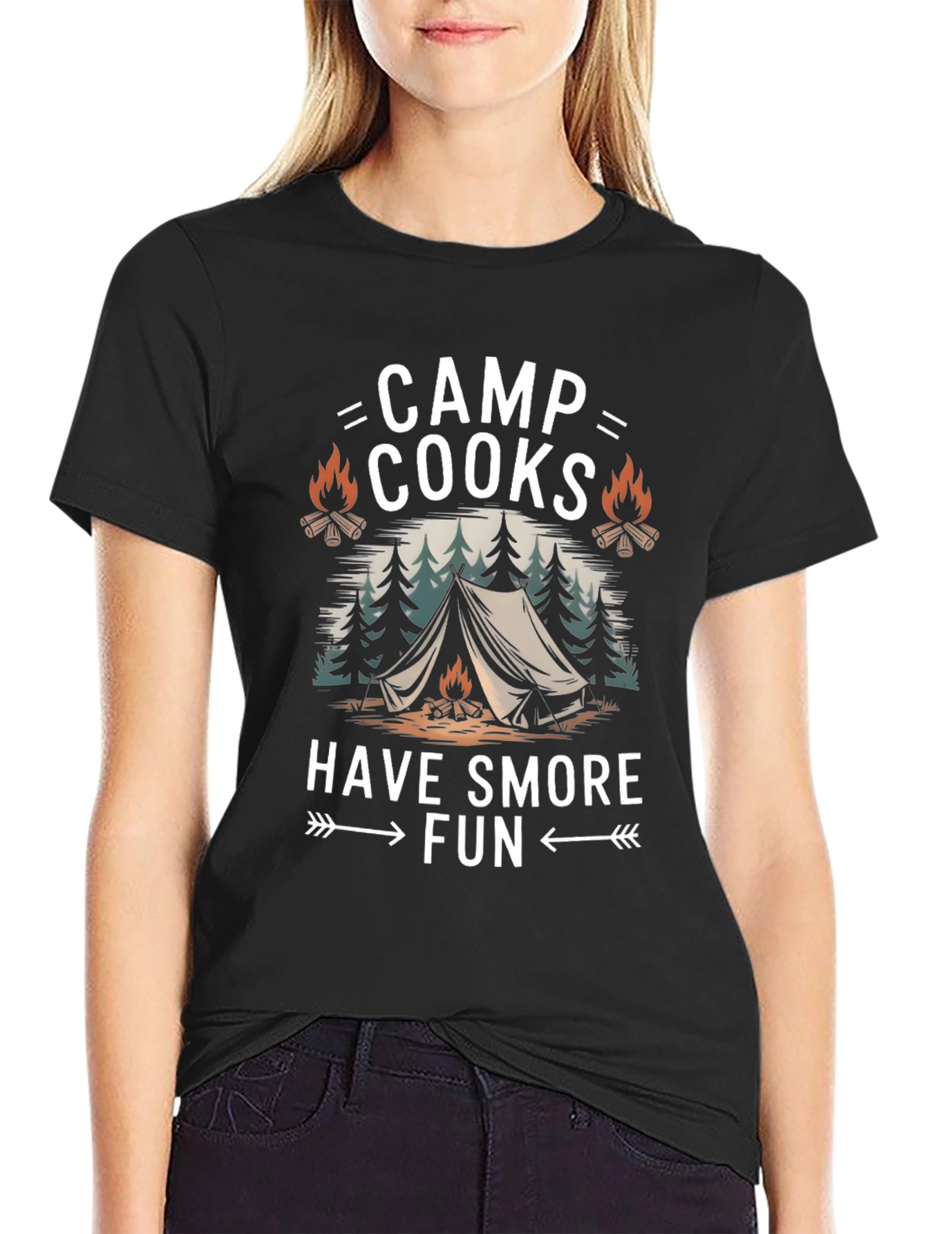 Camp Cooks Have Smore Fun Graphic Tee