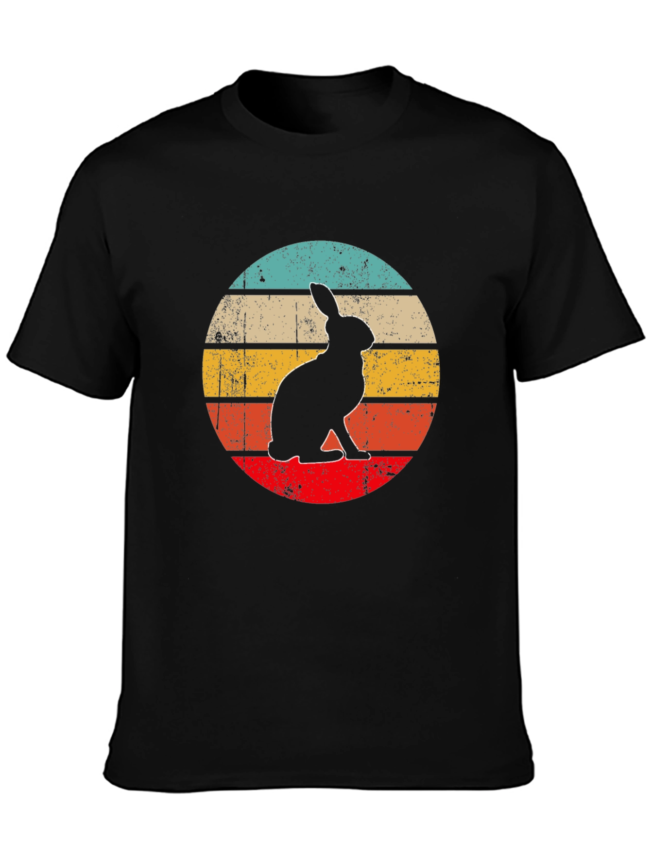 Retro Bunny Silhouette T-Shirt