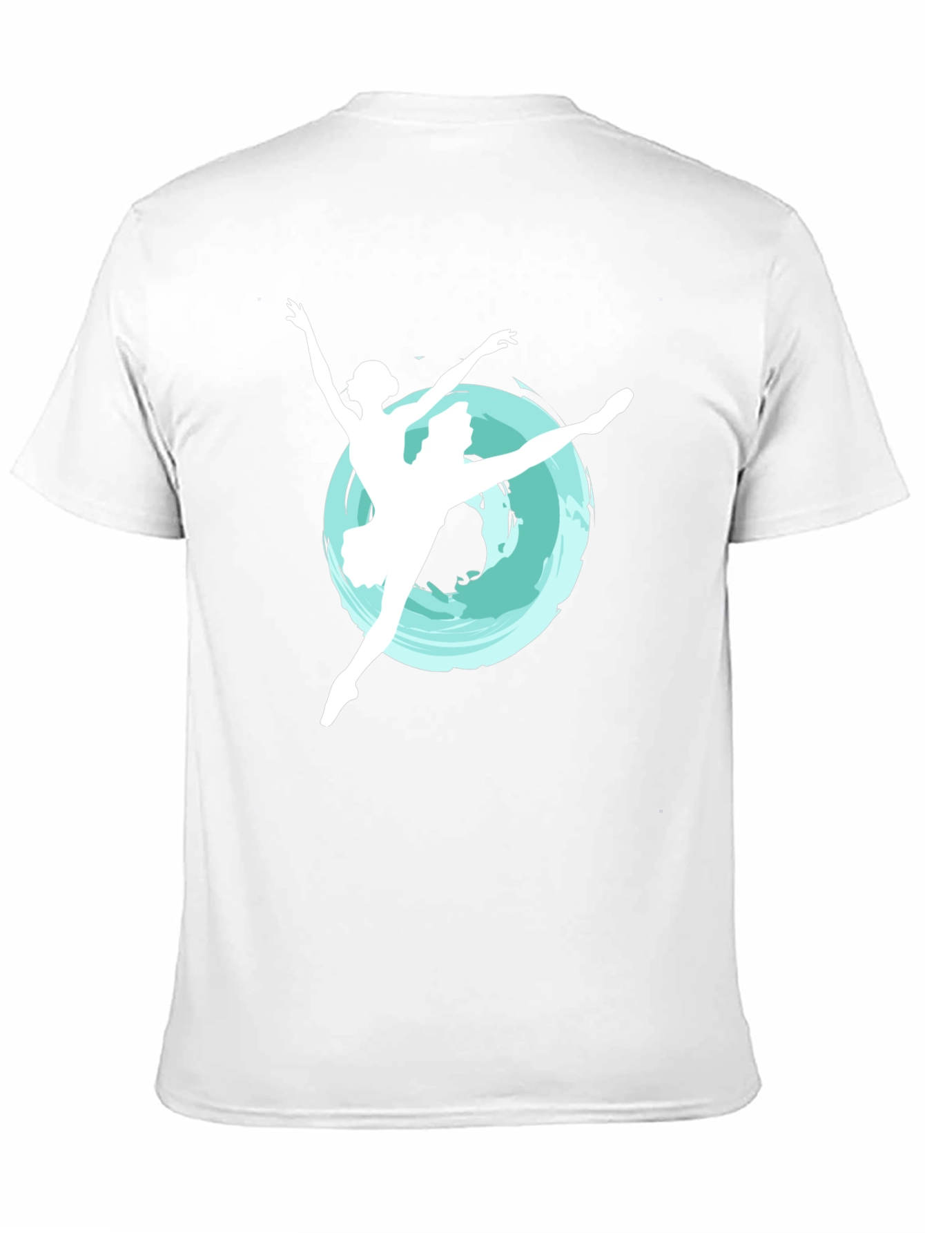 Ballerina Graphic Tee - Elegant Dance Shirt