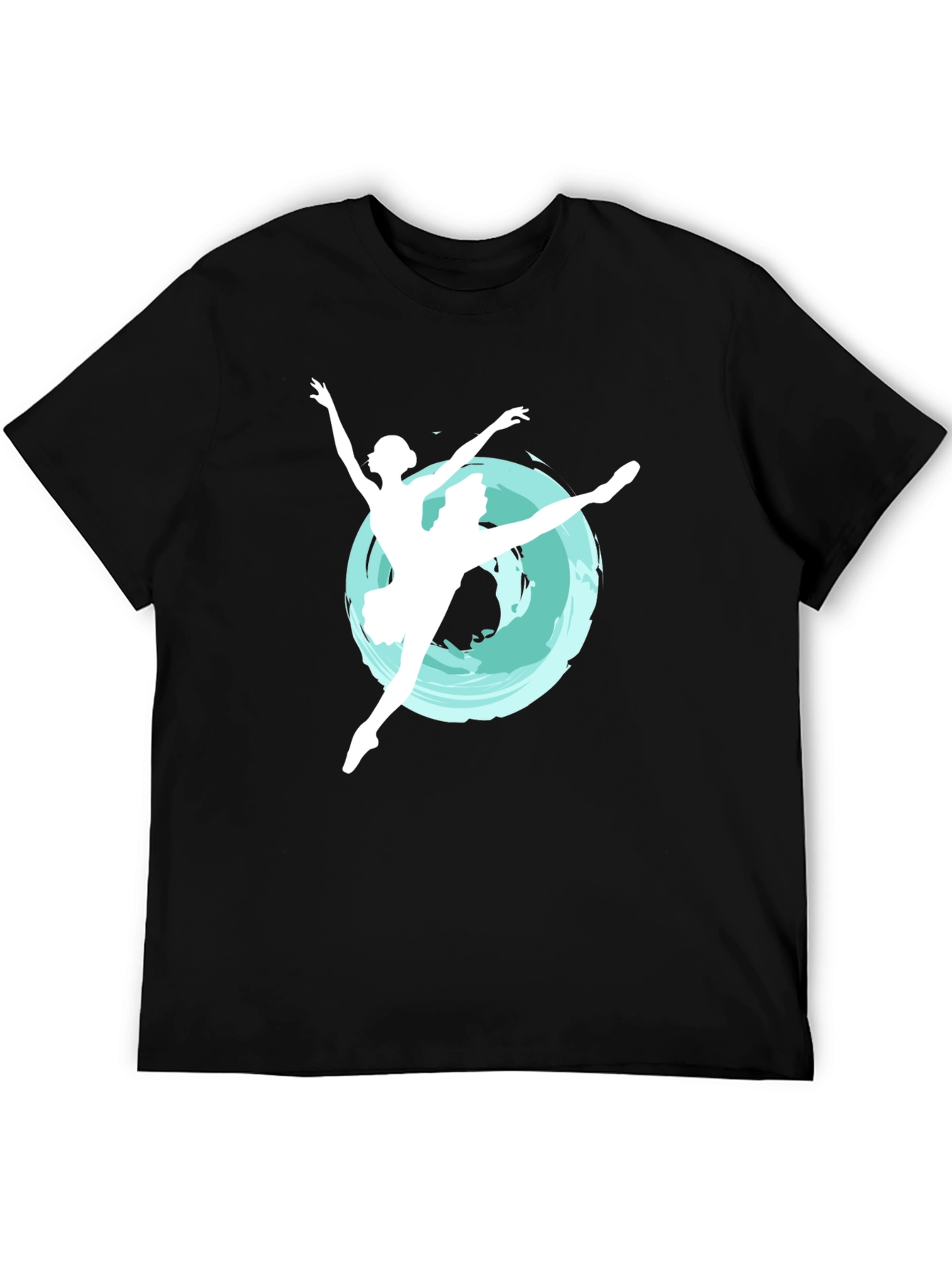 Ballerina Graphic Tee - Elegant Dance Shirt