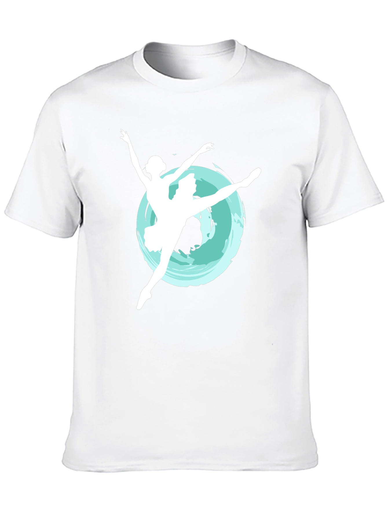 Ballerina Graphic Tee - Elegant Dance Shirt