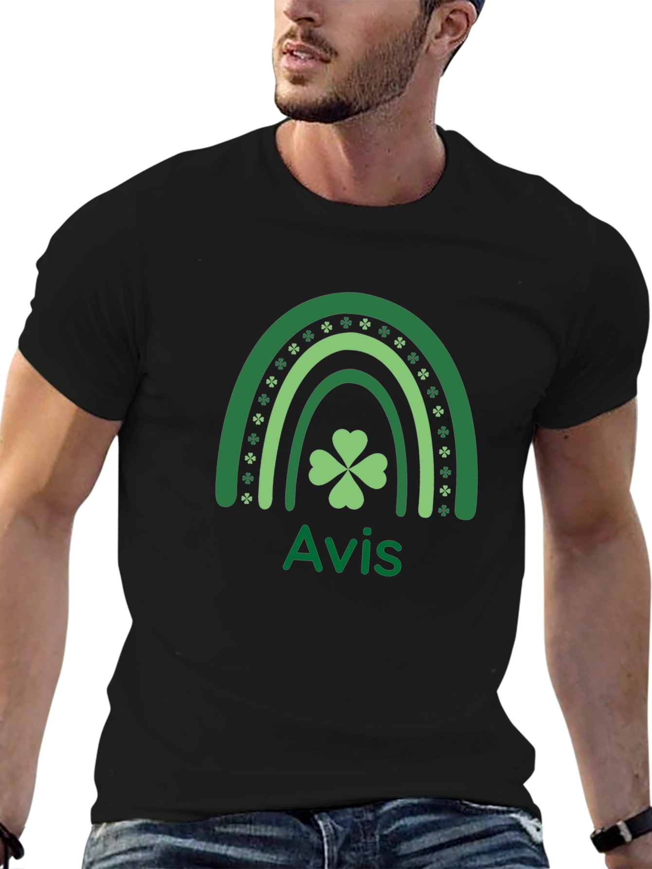 St. Patricks Day Shamrock Rainbow T-Shirt