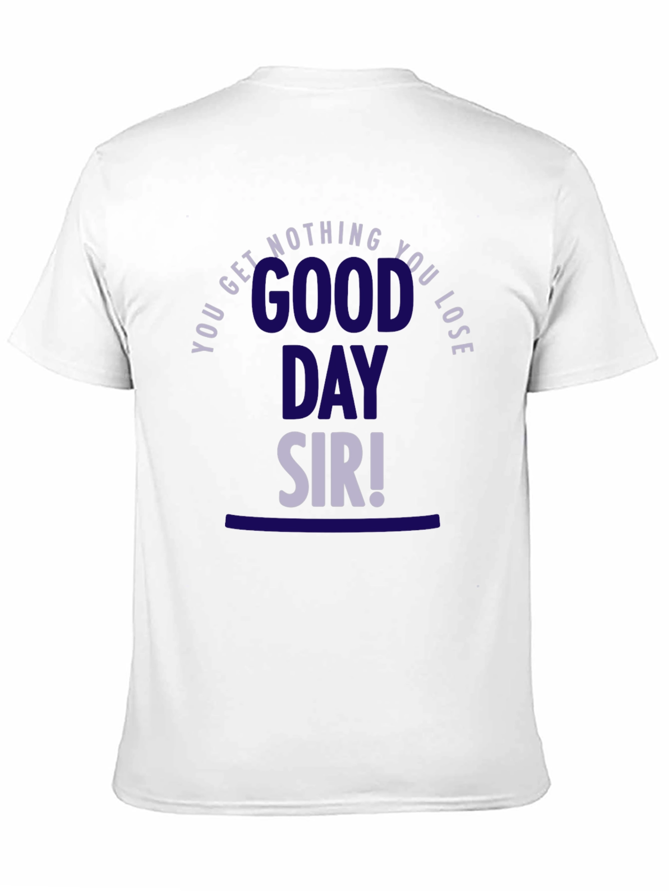 Good Day Sir! Graphic Tee - Black