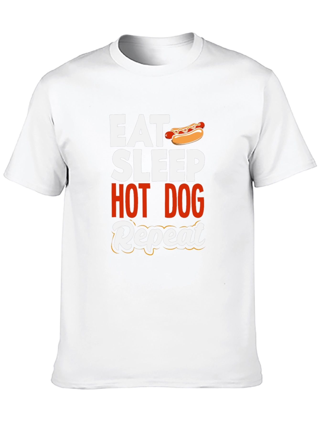 Eat Sleep Hot Dog Repeat T-Shirt