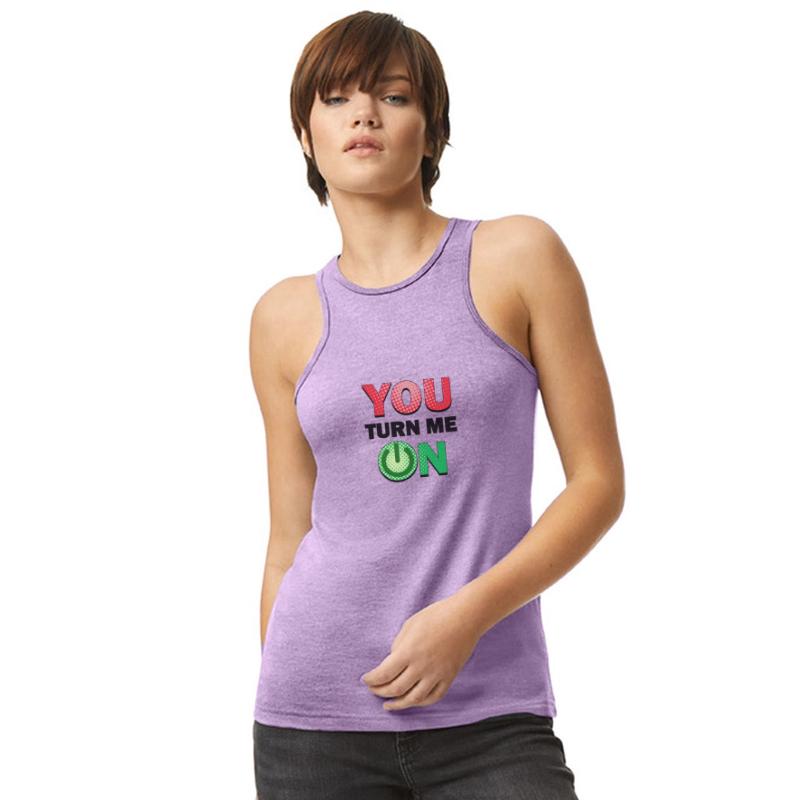 YOU TURN ME ON Funny Love Design