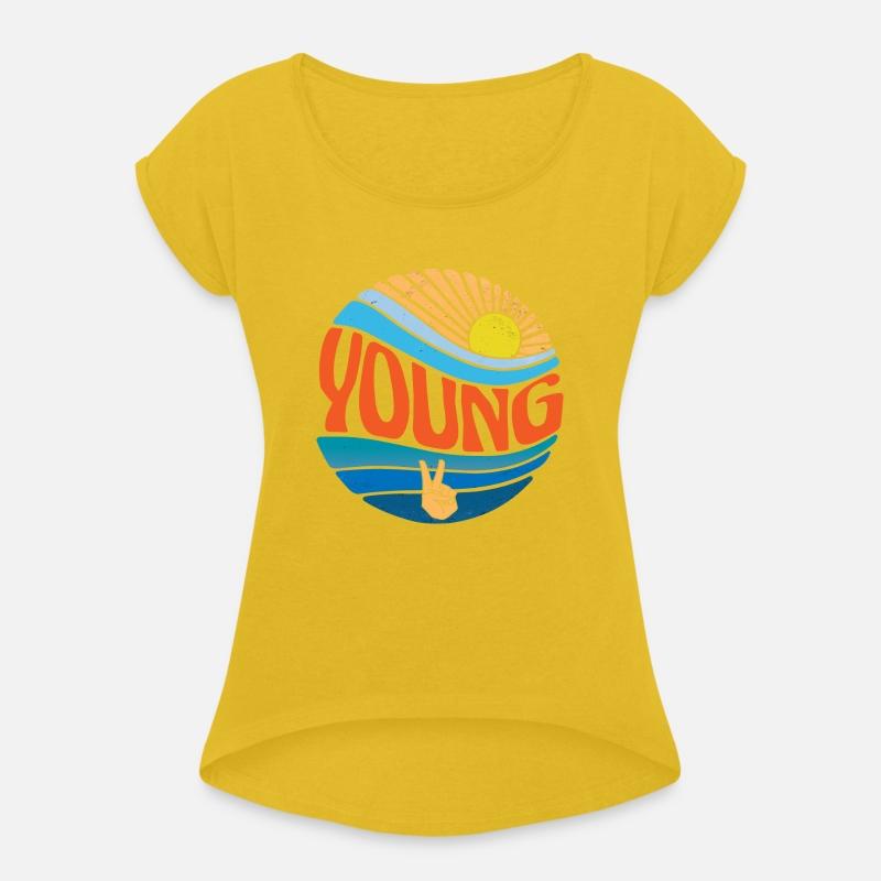 Young Shirt Vintage Sunset Young Groovy Tie Dye