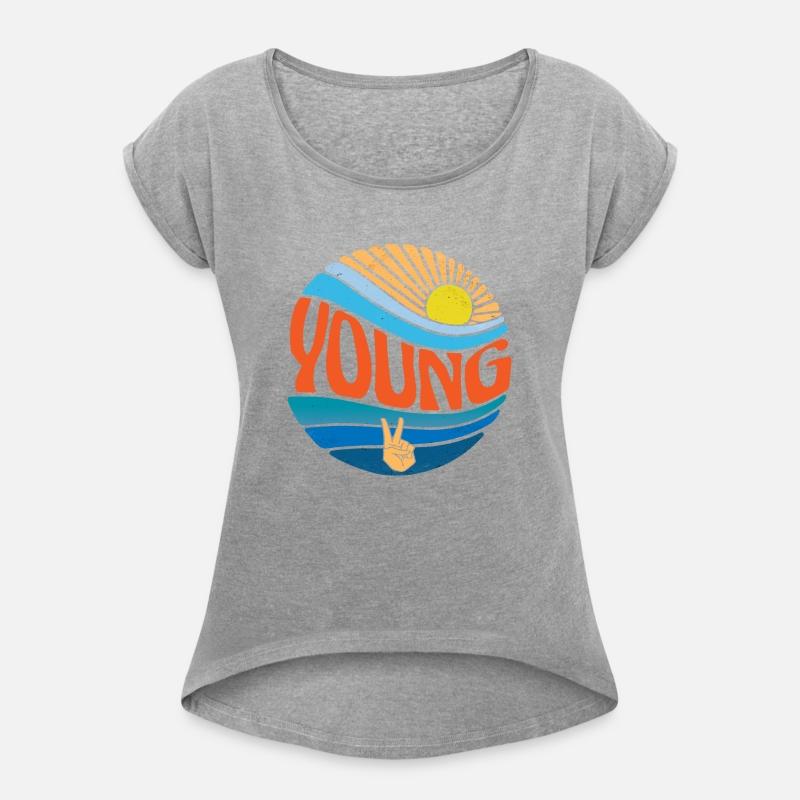 Young Shirt Vintage Sunset Young Groovy Tie Dye
