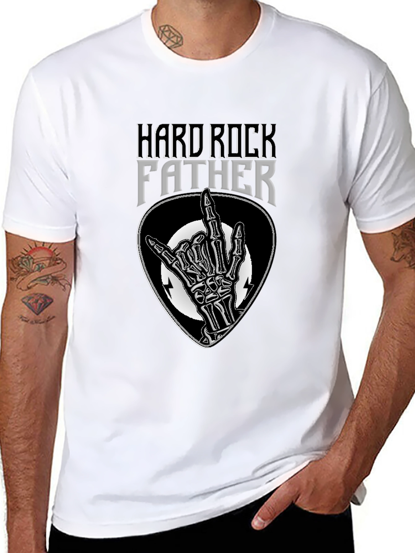 Hard Rock Father Graphic T-Shirt