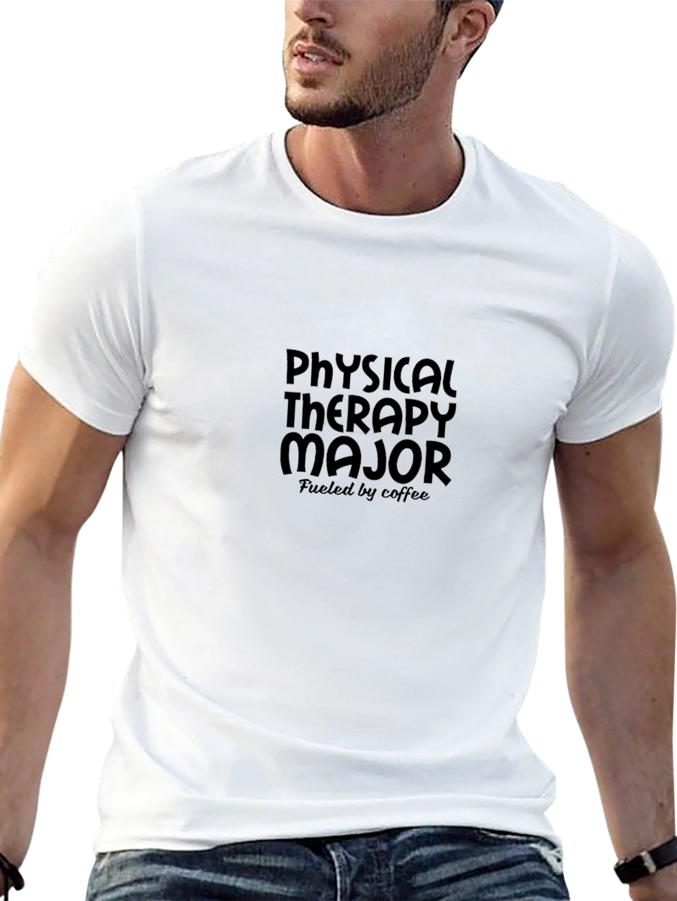 Physical Therapy Major Coffee Fueled T-Shirt