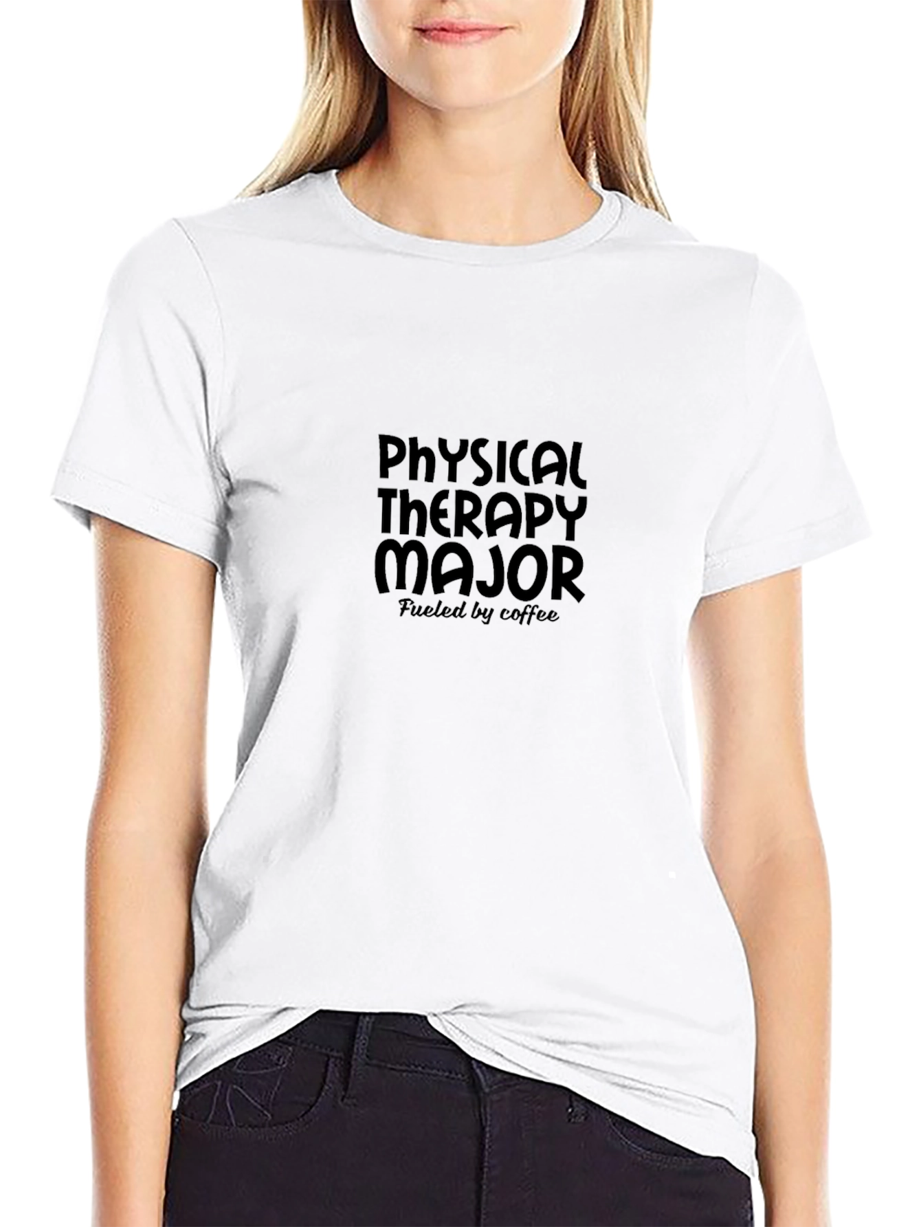 Physical Therapy Major Coffee Fueled T-Shirt