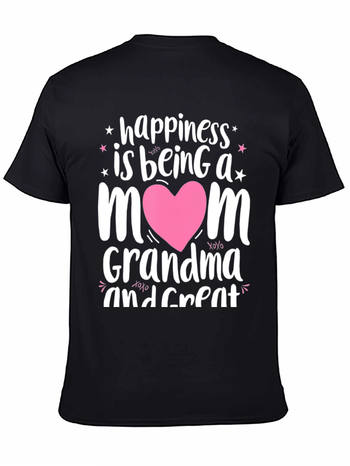 Happiness is Being a Mom Grandma T-Shirt