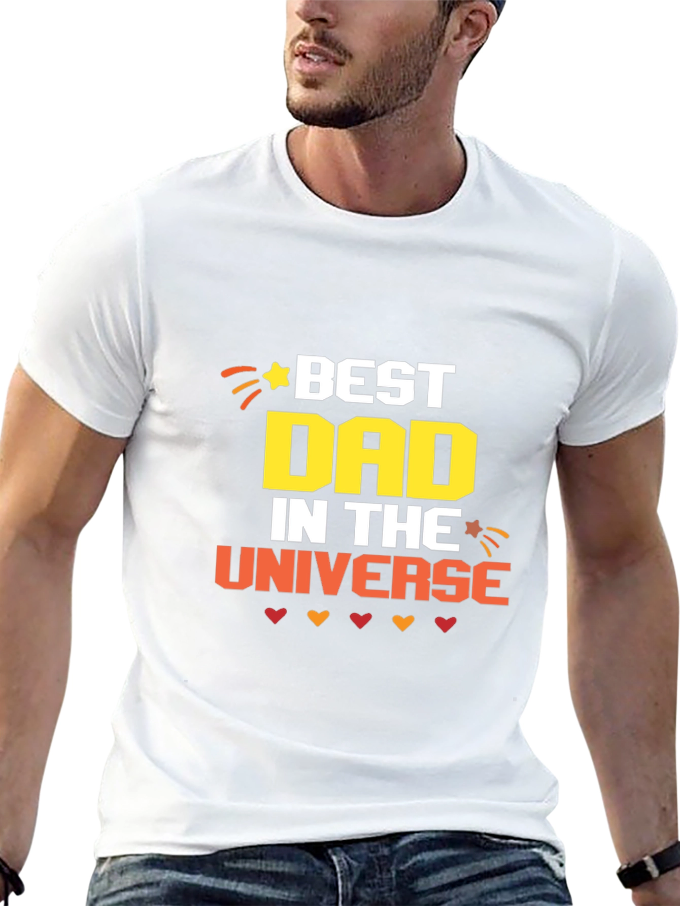 Best Dad in the Universe Graphic T-Shirt