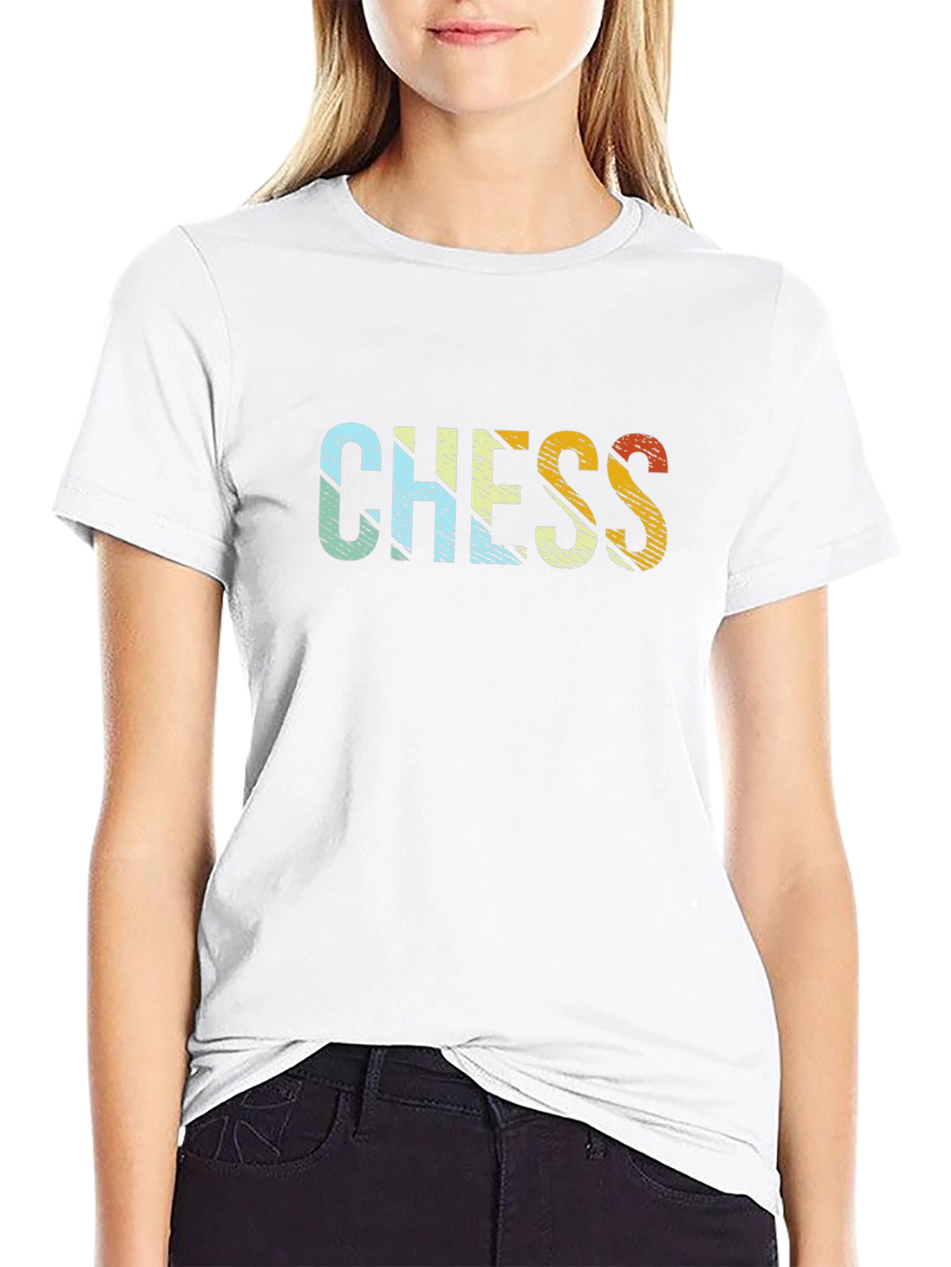 Chess Graphic Tee - Stylish Retro Design