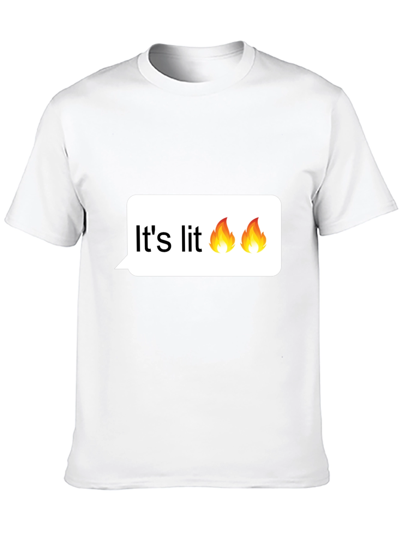 Its Lit! Graphic Tee - Trendy Black T-Shirt