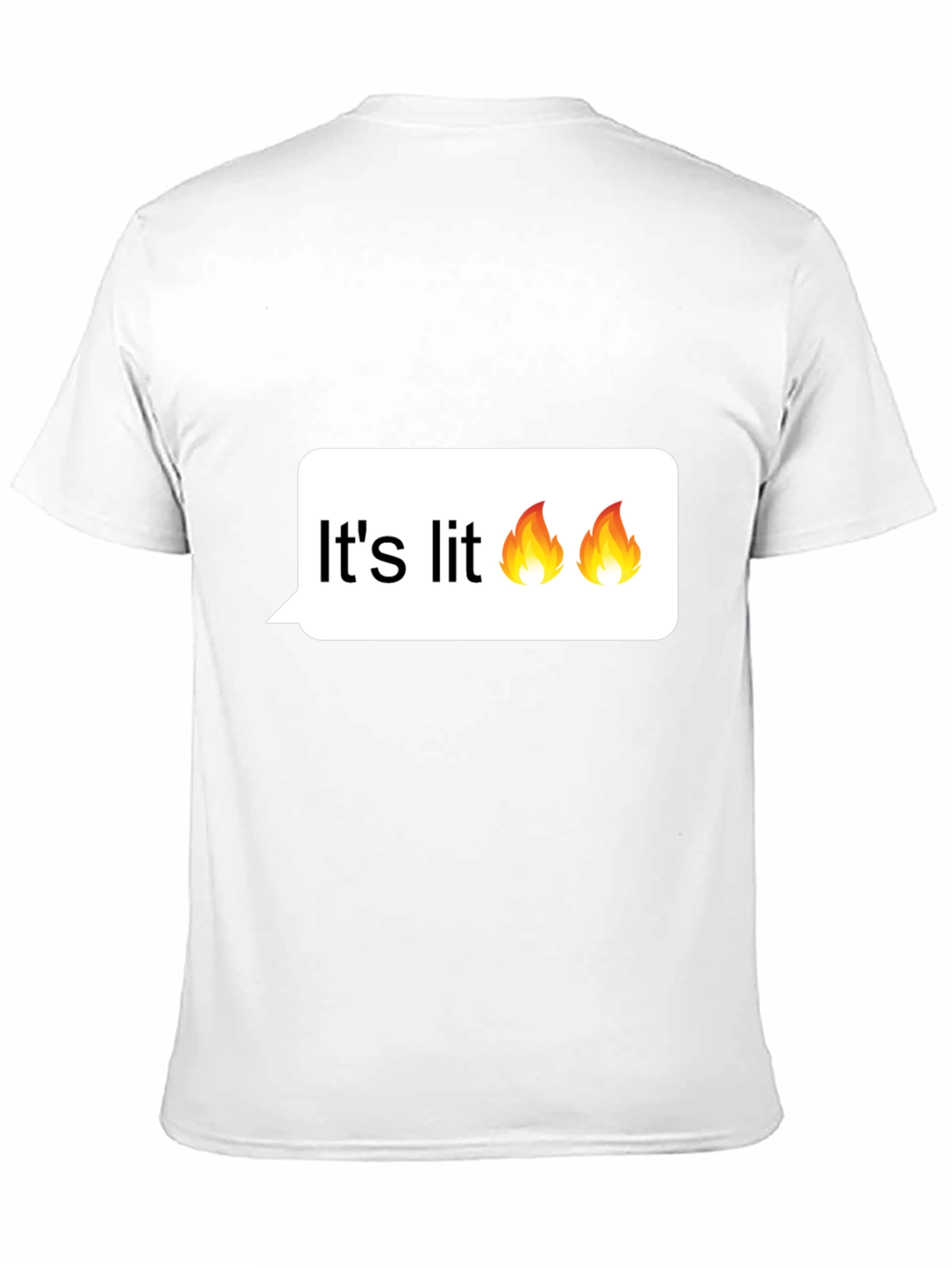 Its Lit! Graphic Tee - Trendy Black T-Shirt
