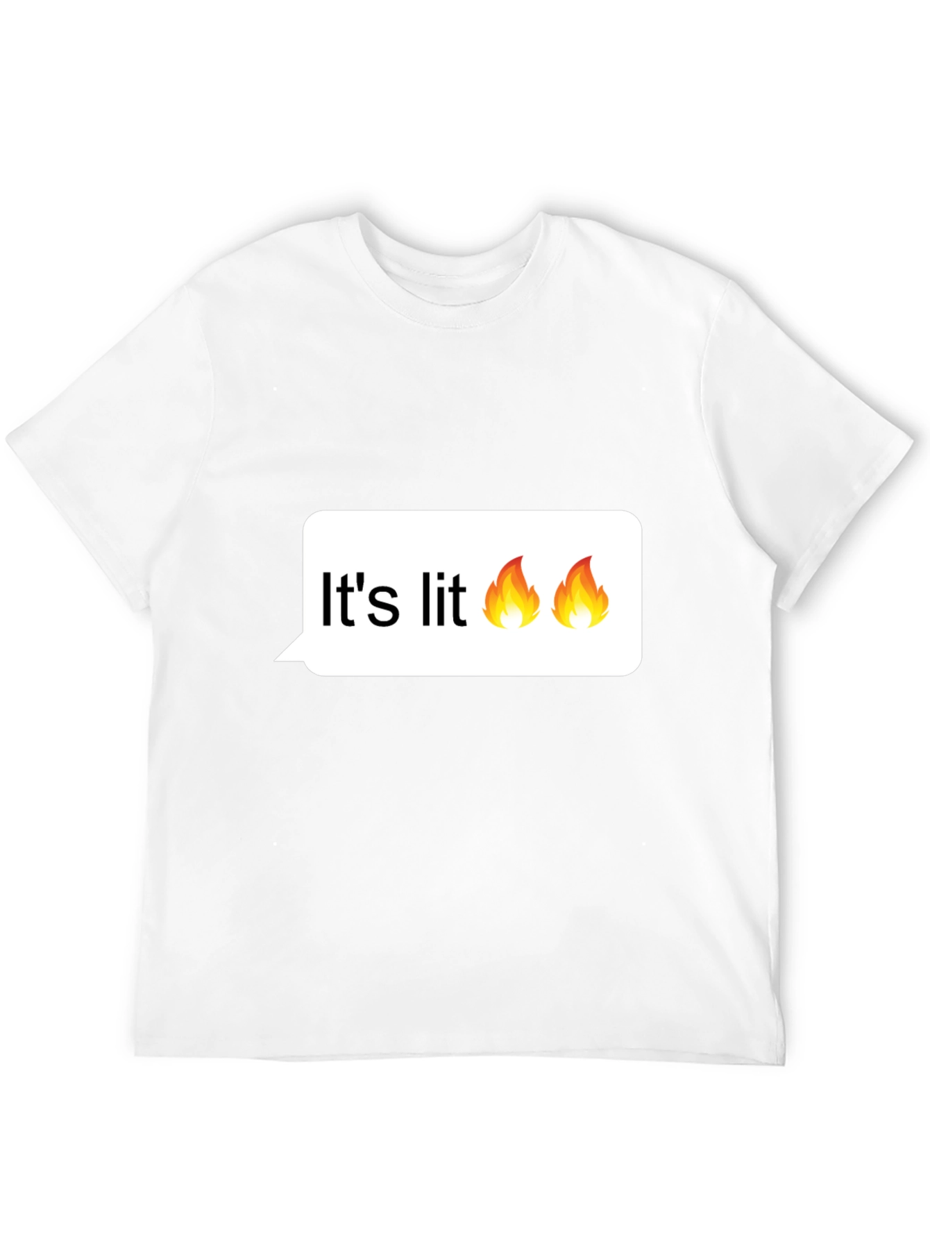 Its Lit! Graphic Tee - Trendy Black T-Shirt
