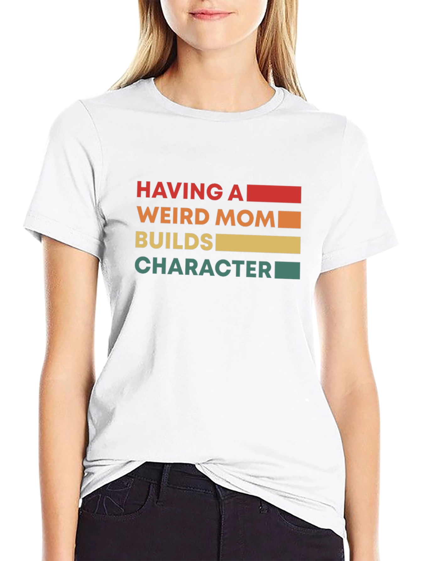 Having a Weird Mom T-Shirt - Black