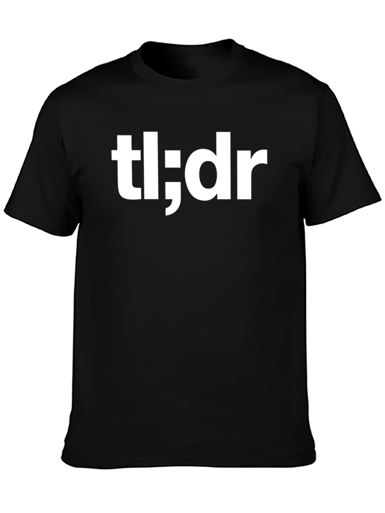 TL;DR Black T-Shirt - Too Long; Didnt Read Tee