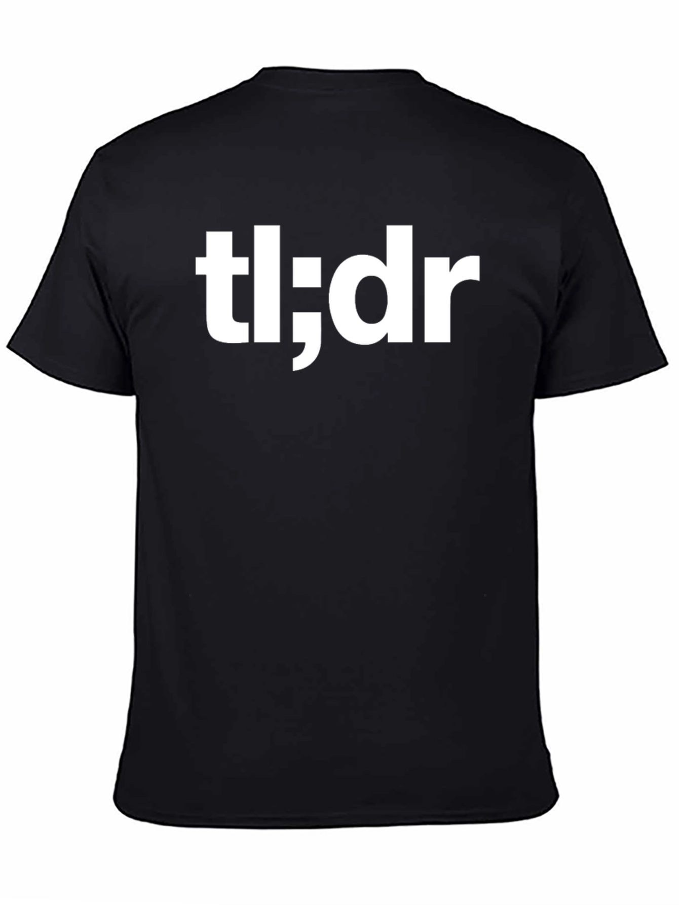 TL;DR Black T-Shirt - Too Long; Didnt Read Tee