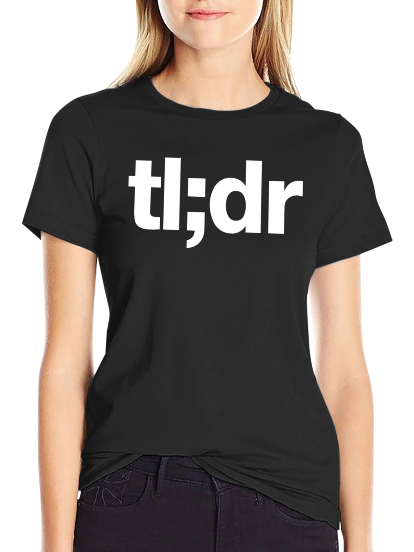 TL;DR Black T-Shirt - Too Long; Didnt Read Tee