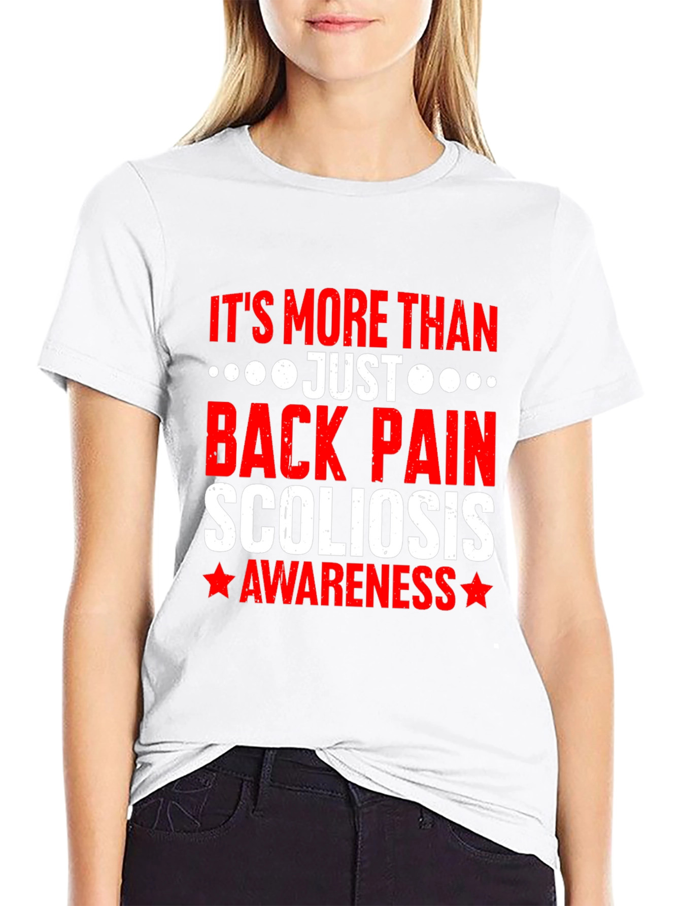 Scoliosis Awareness T-Shirt - More Than Back Pain