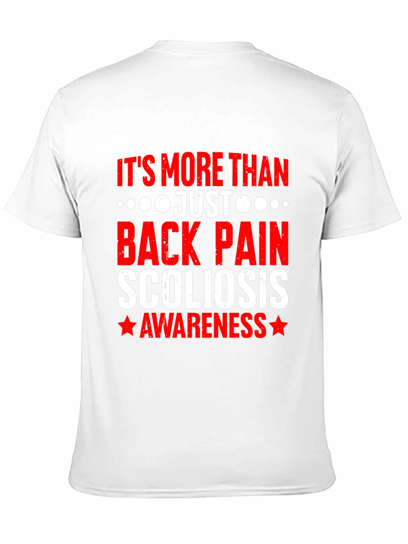 Scoliosis Awareness T-Shirt - More Than Back Pain