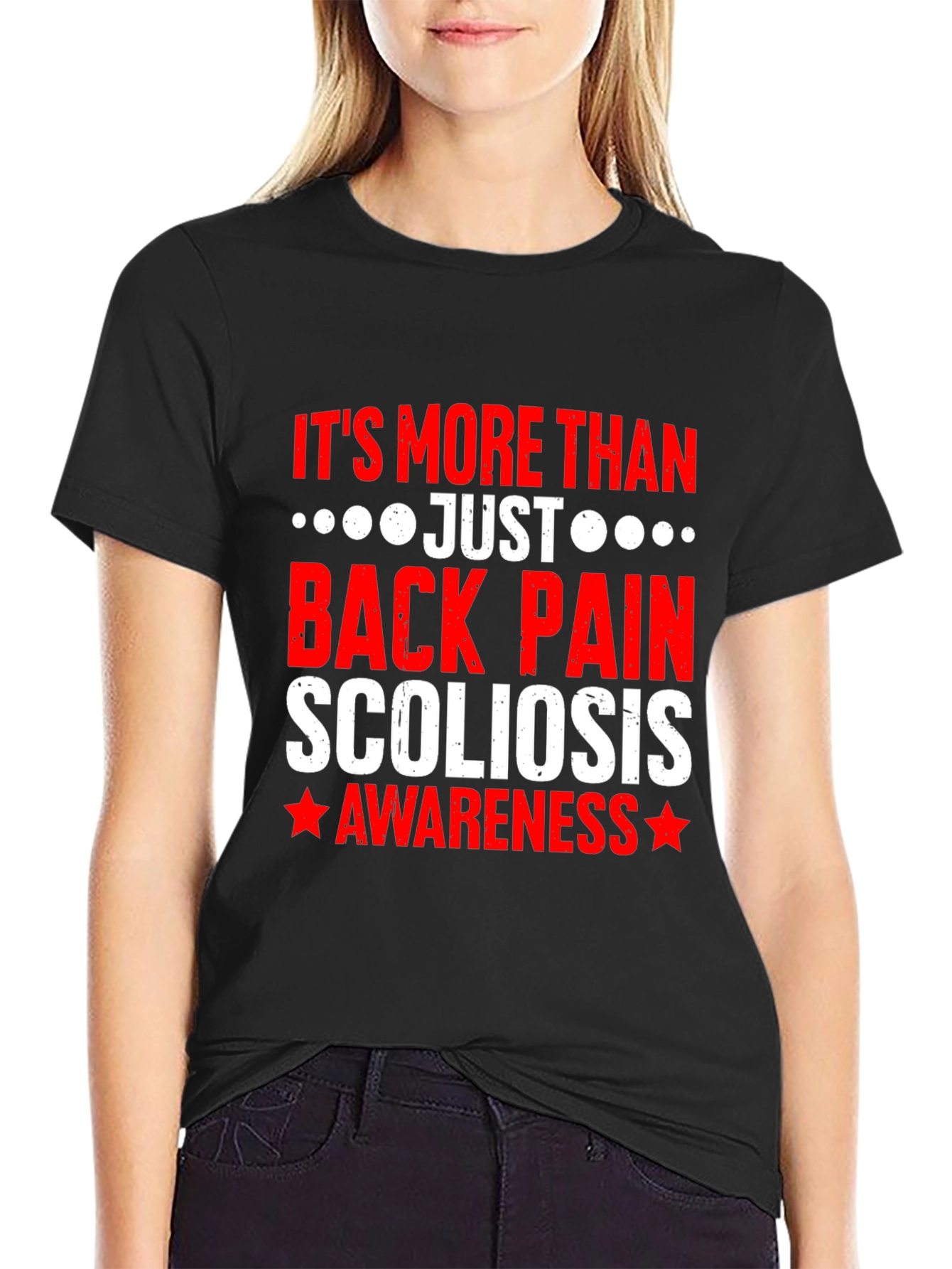 Scoliosis Awareness T-Shirt - More Than Back Pain
