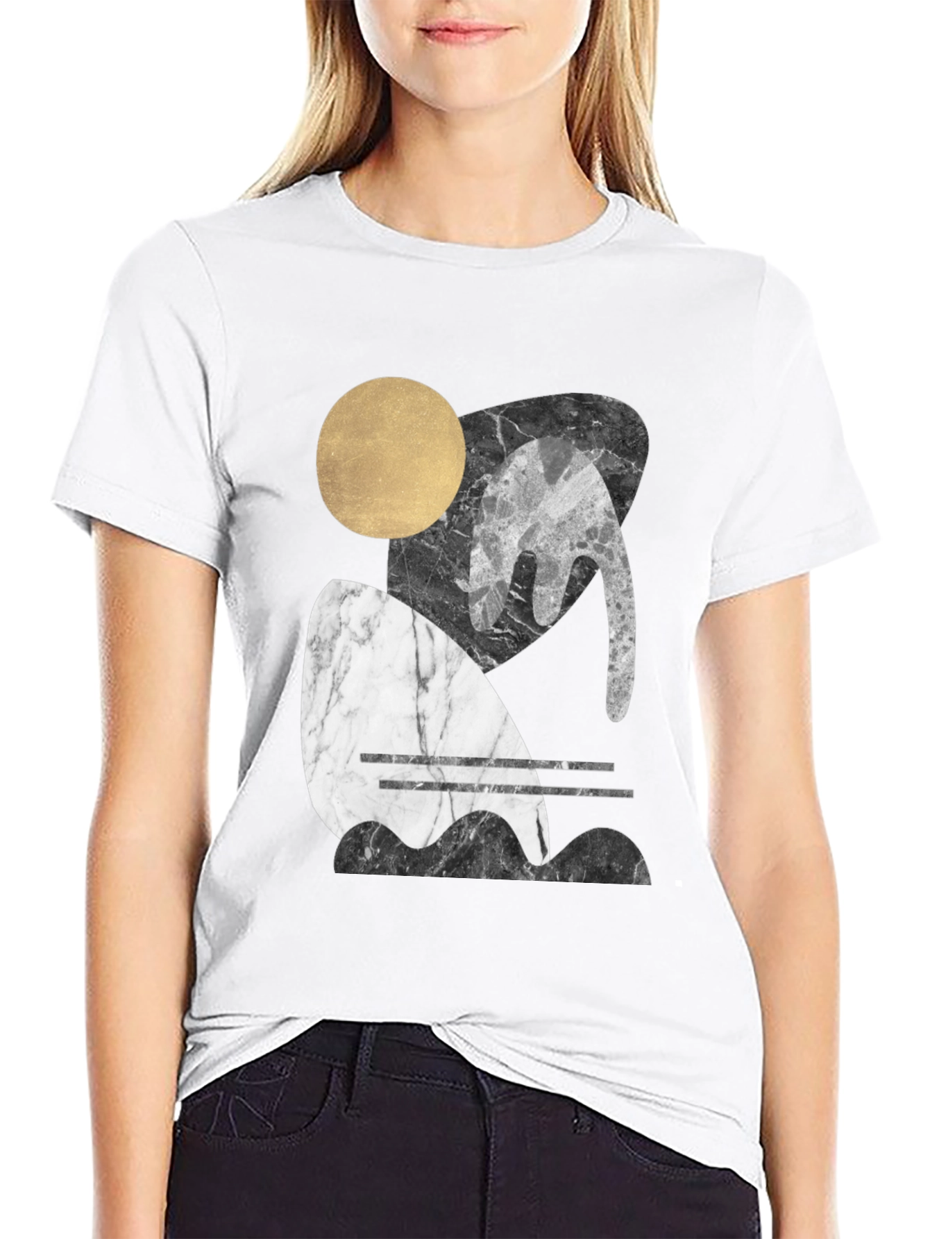 Modern Abstract Graphic T-Shirt