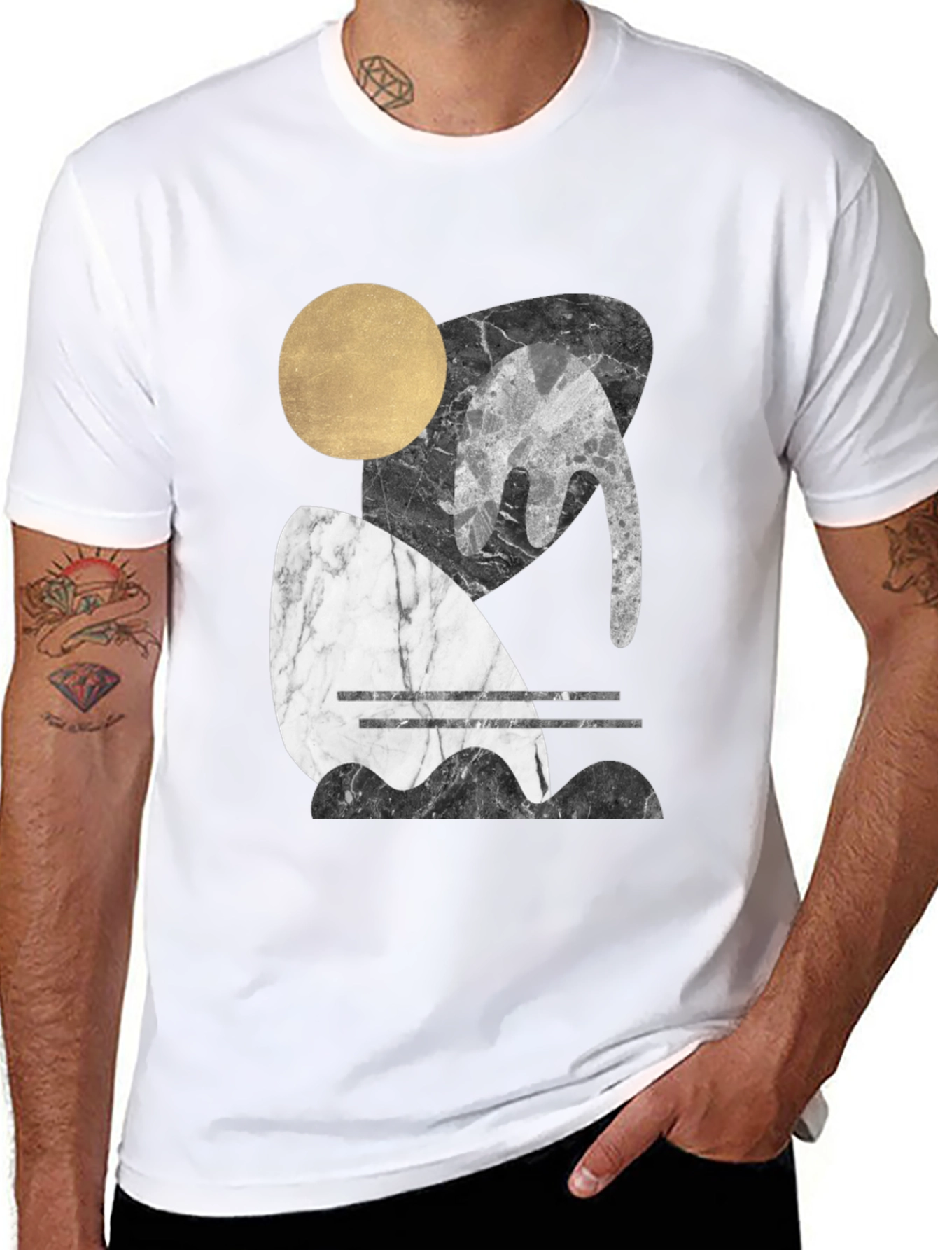 Modern Abstract Graphic T-Shirt
