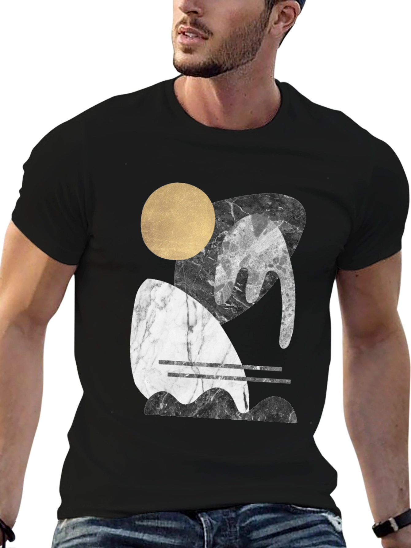 Modern Abstract Graphic T-Shirt